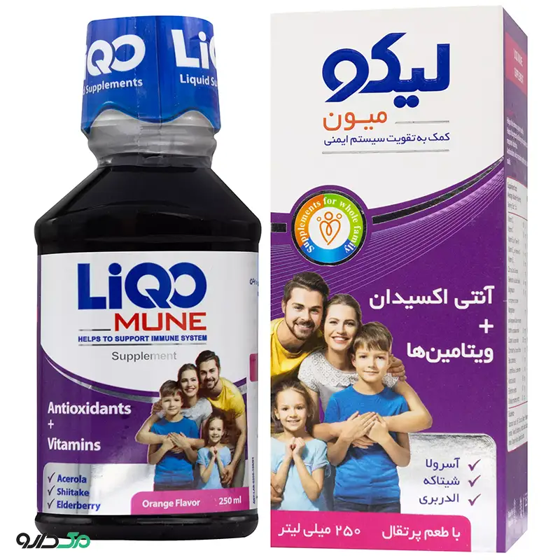 شربت لیکو میون آبیان فارمد